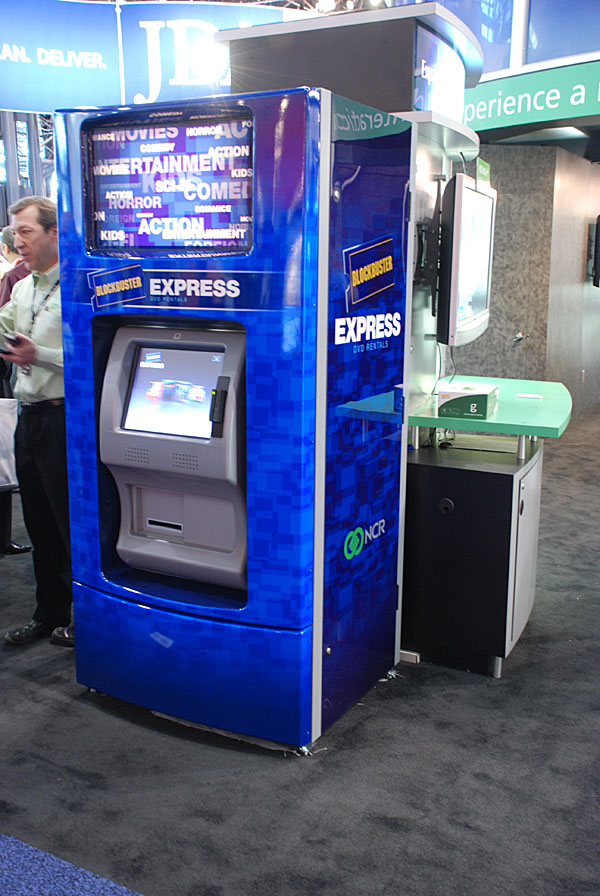 Blockbuster Express kiosks